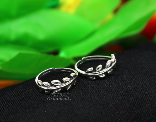 925 sterling silver uniquely handcrafted unique style antique look toe rings. best brides wedding jewelry ethnic  tribal jewelry ytr19 - TRIBAL ORNAMENTS